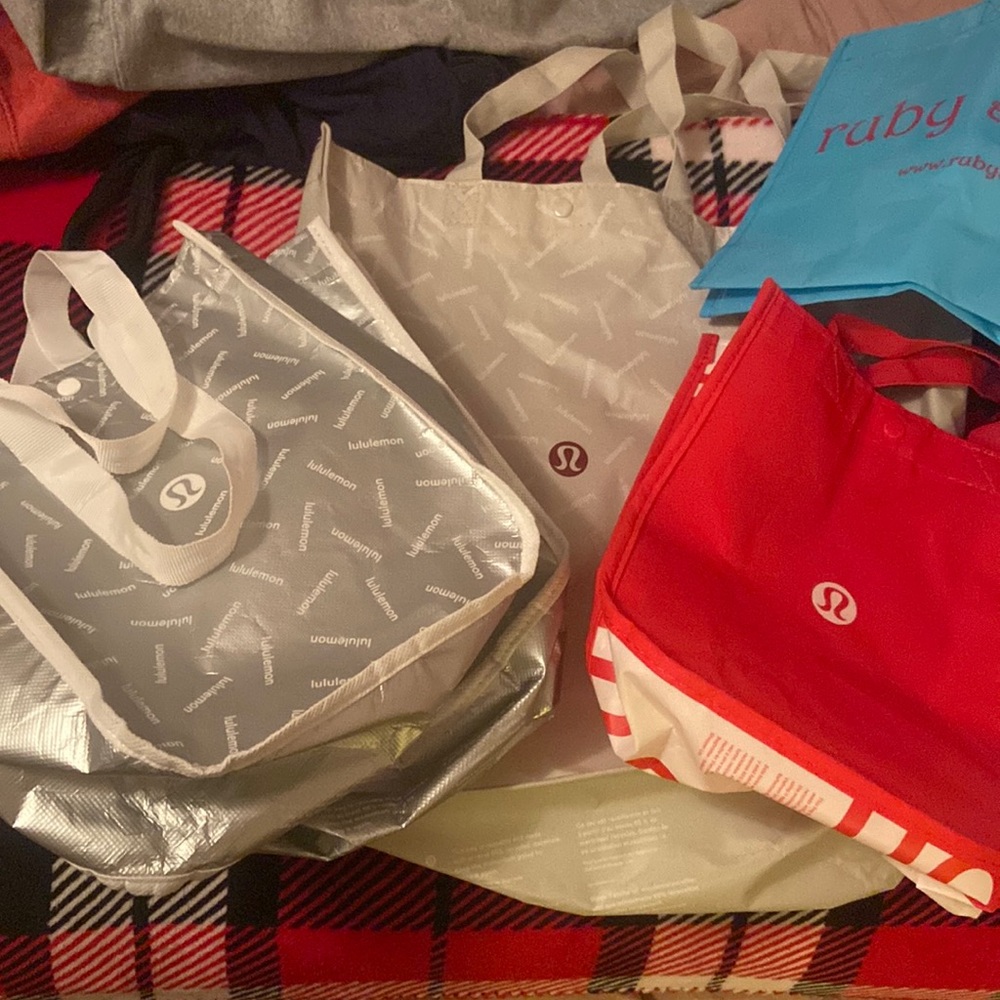 Lulu lemon and ruby and Jenna bags